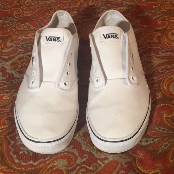 mens white vans size 12
